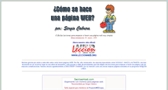 Desktop Screenshot of leccionweb.org